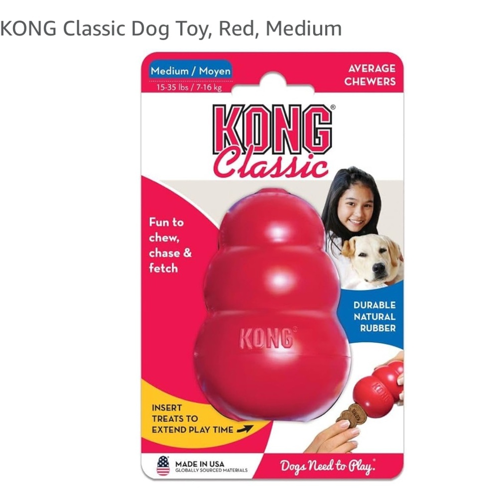 🐾 4/$25 🐾 KONG Treat Toy - Medium breed